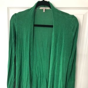 Green cardigan